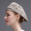 color 12Adjustable size Europe restaurant pub waiter beret hat  cap