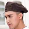 36cheap price summer breathable mesh waiter beret hat  chef cap hat