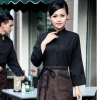 coffee womenautumn Thailand vintage half sleeve waiter waitress shirts  Waiter 101