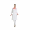 white(orange collar)long sleeve fashion professional beauty medical care doctor nurse uniform lab coat