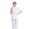 Whitefashion summer short sleeve women nurse uniform (coat+pant)