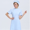 short sleeve light bluenew arrival hospital medical nurse coat short sleeve