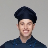 navy chef hathigh quality fashion design toque chef hat