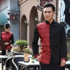 men winewedding formal style service staff blouse blazer uniform for waiter