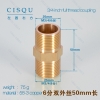 3/4 inch,50mm,75g full thread coupling1/2 inch 3/4 inch  1 inch short copper  water pipes connector