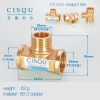 color 12factory outlets 58-3 copper three brands pipe tee