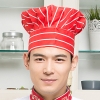 color 13high quality black and white square print chef hat