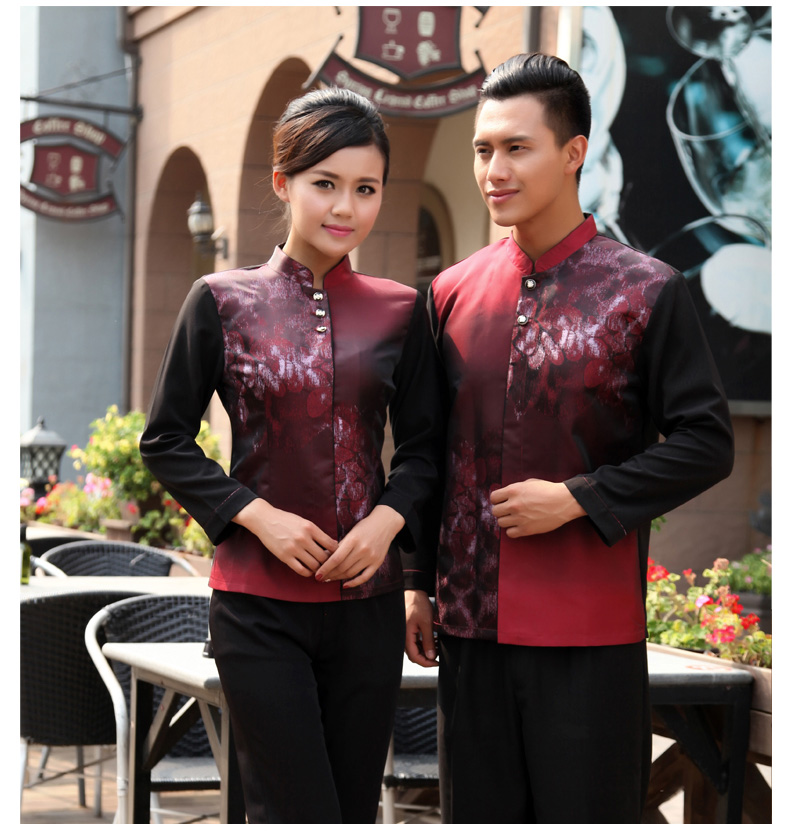 traditional Chinese tea house uniforms