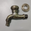 G1/2 dragon pattern metal alloy sink fast on tap garden faucet