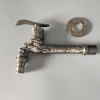 golden plating lengthen retro old style faucet tap