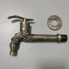 mid-length dragon design basin faucet fast on tap