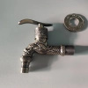 G1/2 dragon pattern metal alloy sink fast on tap garden faucet Color dragon handle 1